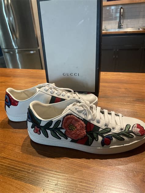 gucci floral sneakers buy alexander|gucci ace floral embroidered sneakers.